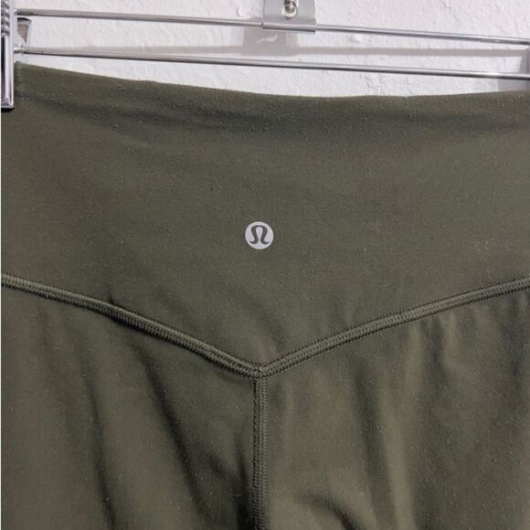 LULULEMON Align Womens High Rise Jogger Leggings Size 4 Olive Green Active Yoga - Picture 9 of 10